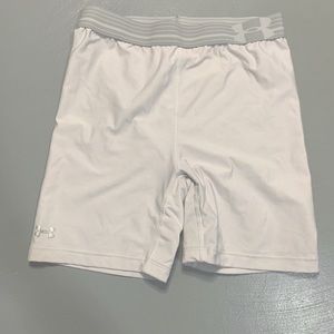 White under armour bike shorts/spandex